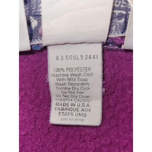 Vtg Columbia 80s Bugaboo Ski Coat MED Gray Purple 2pc Aztec Jacket Retro - Picture 15 of 15